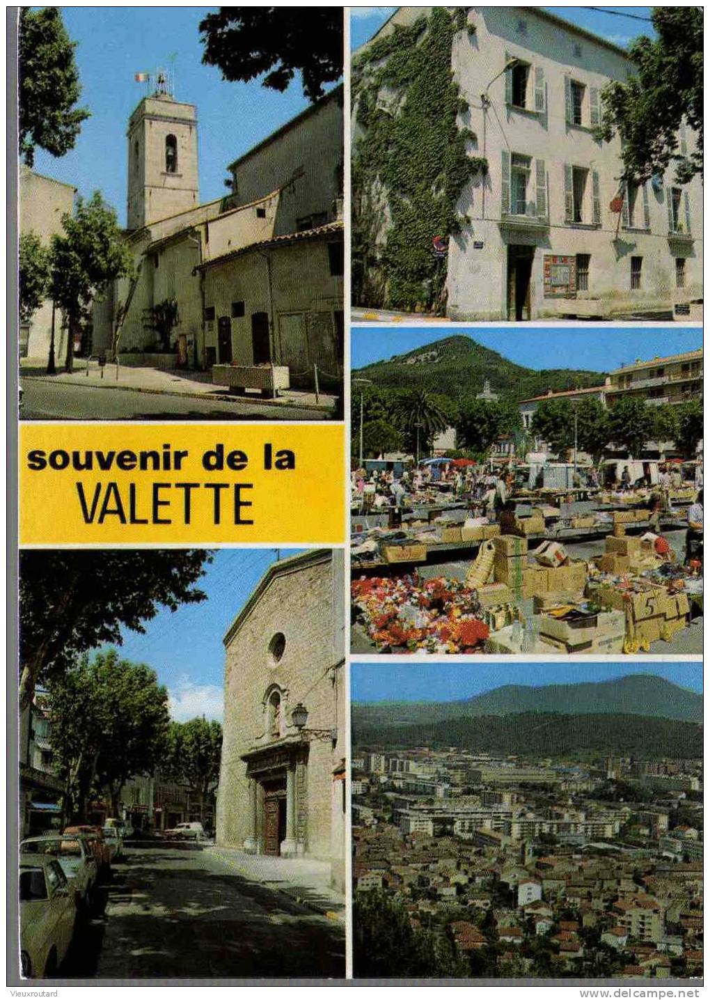CPSM.  SOUVENIR DE LA VALETTE. 5 VUES. DATEE 1992. - La Valette Du Var
