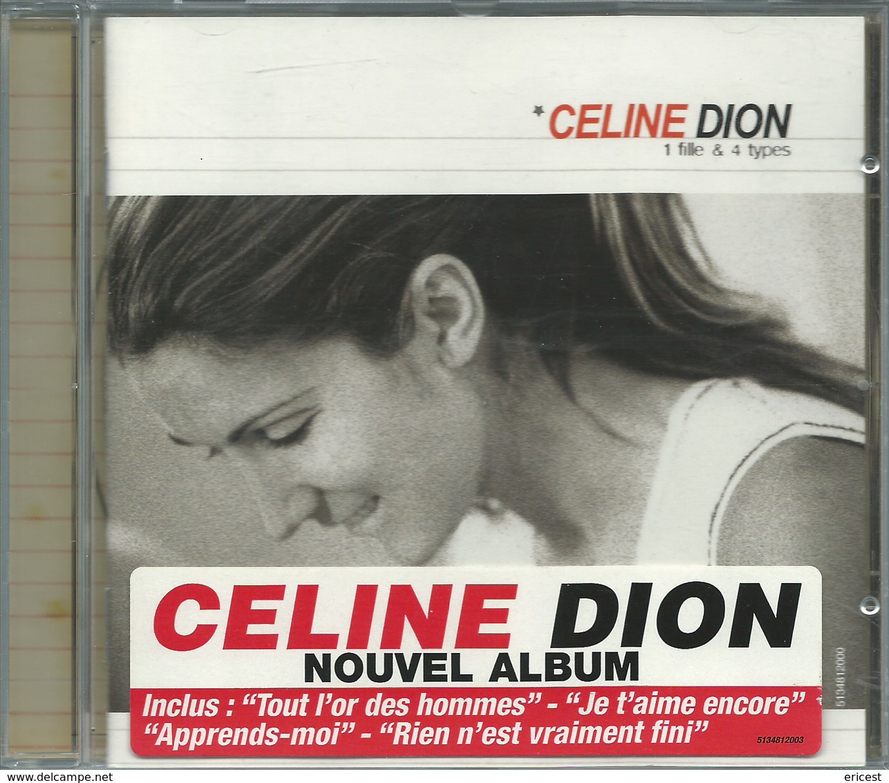 - CD CELINE DION 1 FILLE ET 4 TYPES - Disco, Pop