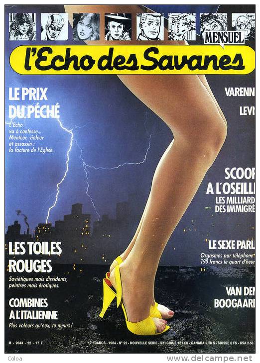 BD L´Echo Des Savanes Nouvelle Série N° 22 - L'Echo Des Savanes