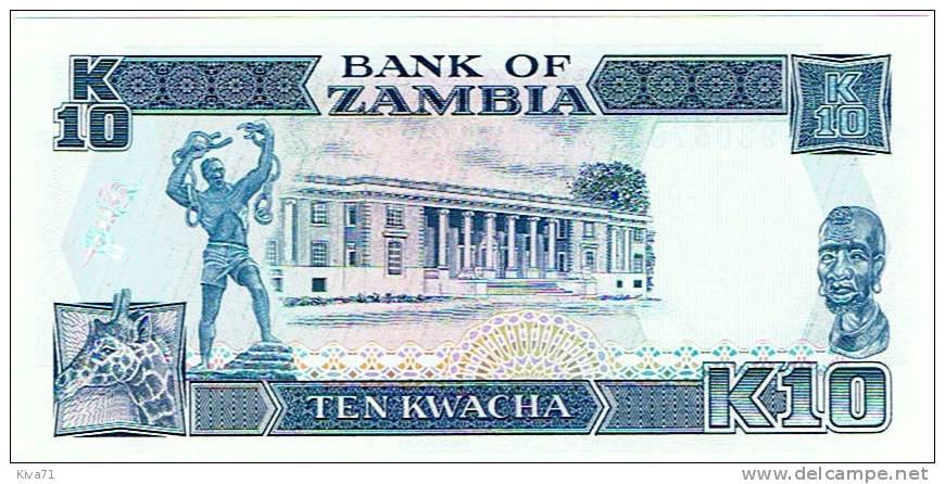 10 Kwacha "ZAMBIE"        UNC   Ble 94 - Zambia