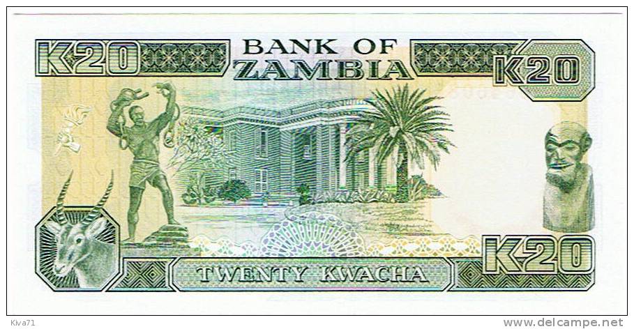 20 Kwacha "ZAMBIE"        UNC   Ble 94 - Zambia