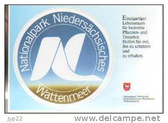 Jolie CP Allemagne Nationalpark Verwaltung Niedersächsisches Wattenmeer Wilhemshaven - Autocollant - Wilhelmshaven
