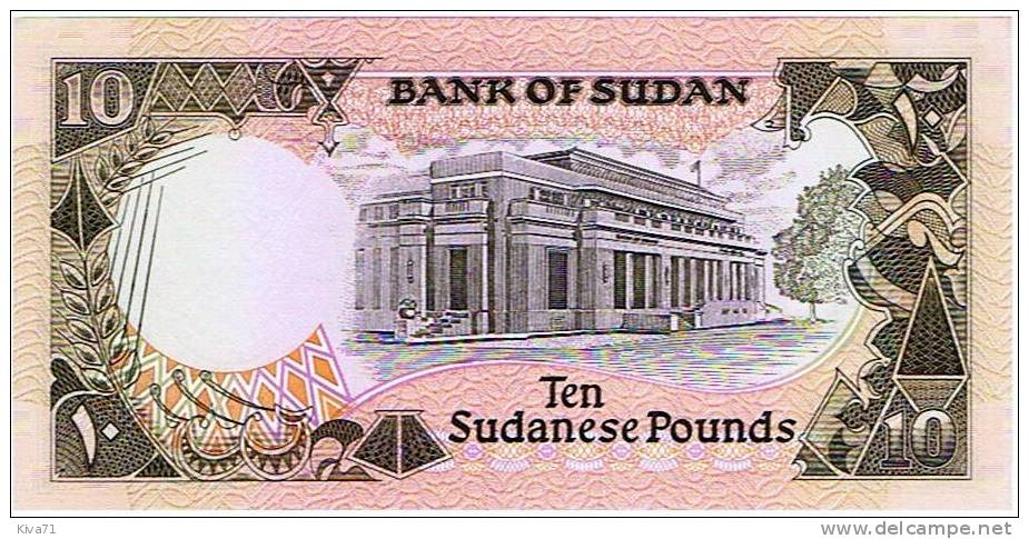 10 Pound    "SOUDAN "       UNC     Ble 72 - Soedan