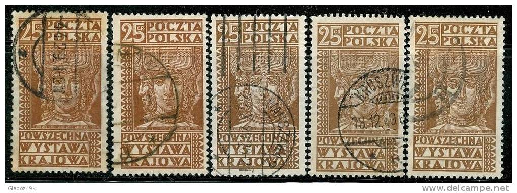 ● POLONIA - Repubblica - 1928  -  N. 349   Us. Serie Compl. -  Lotto  365 - Used Stamps