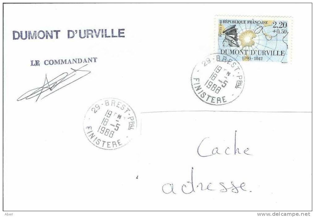 4054 DUMONT D'URVILLE En Escale à BREST - FINISTERE - 29 - Maritime Post