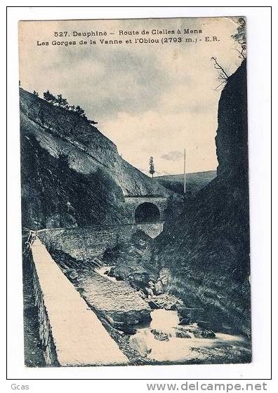 Route De Clelles à Mens. Les Gorges De La Vanne Et L'Obiou - Clelles