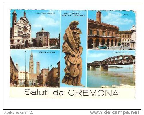 13783)cartolina Illustratoria  Località Di Cremona - Cremona