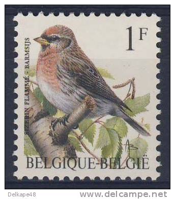 Belgie Belgique Belgium 1992 Mi 2509 YT 2457 ** Carduelis Flammea : Common Redpoll / Birkenzeisig / Sizerin Flammé - Zangvogels