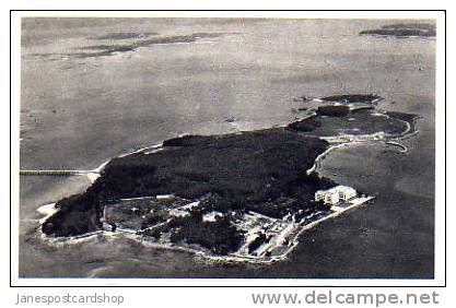 LA TOJA - Vista General De La Isla - PAR AVION Galicia Espagne - La Coruña