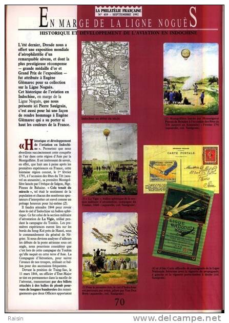 La Philatéie Française N°459 Sept. 1992 Organe Officiel  TBE