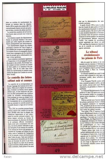 La Philatélie Française N°460 Octobre 1992  Organe Officiel  TBE