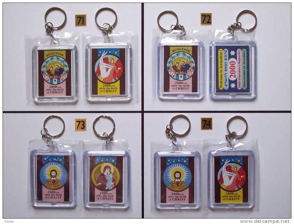 D672/1- Souvenir key- ring chain with the Holy Land &ndash; Millenium !