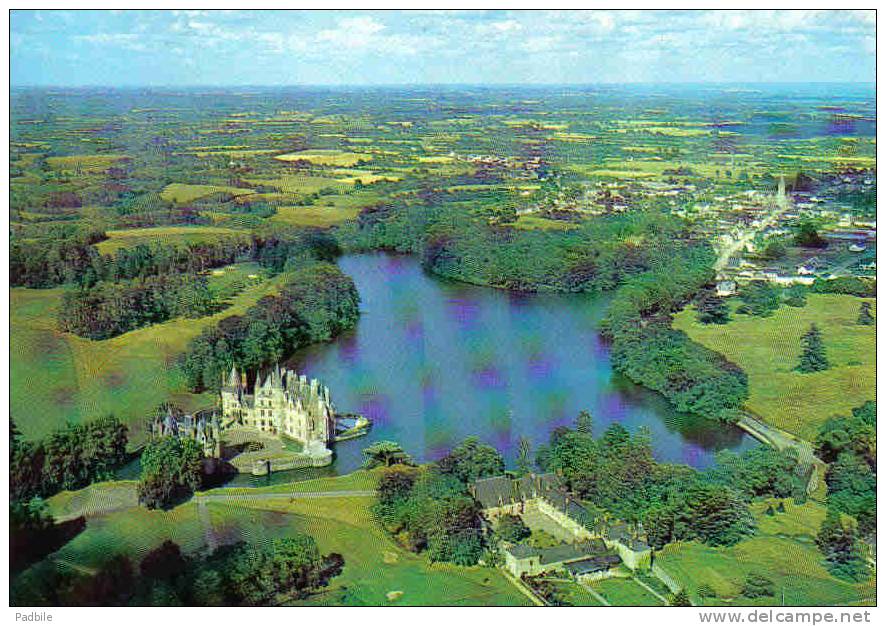 Carte Postale  44. Missillac  Et Le Chateau De La Bretesche Vue D´avion   Trés Beau Plan - Missillac