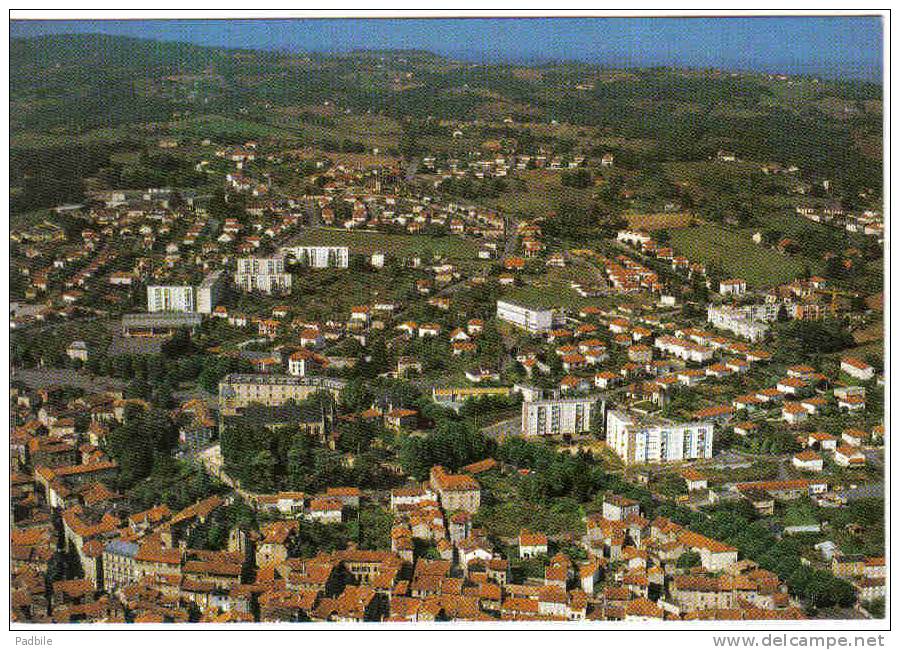 Carte Postale  46.  Figeac Vue D´avion   Trés Beau Plan - Figeac