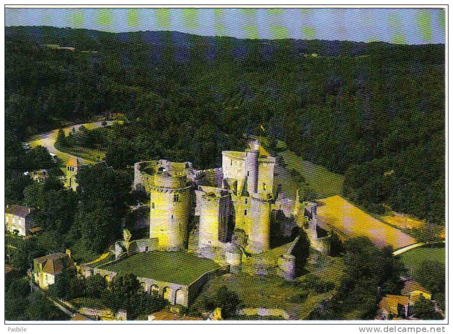 Carte Postale  46.  Bonaguil  Prés De Duravel  Le Chateau Vue D´avion   Trés Beau Plan - Luzech