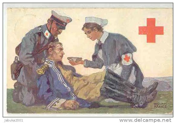 MILITARY WWI RED CROSS NURSE  OLD POSTCARD  #049 - Red Cross