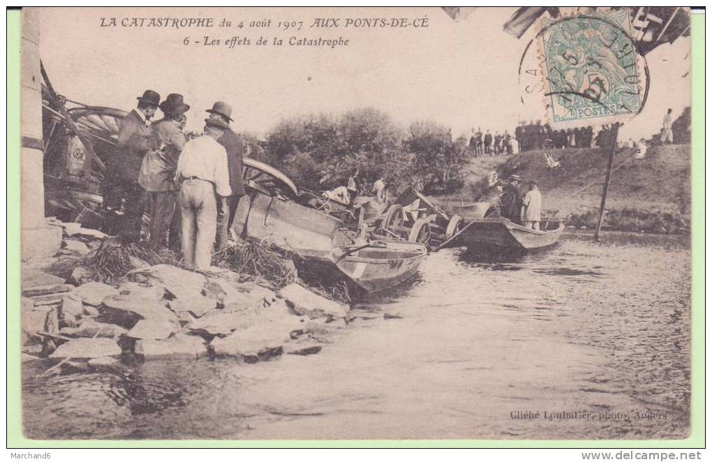 LES PONTS DE CE CATASTROPHE DU 4 AOUT 1907,LES EFFETS DE LA CATATROPHE - Les Ponts De Ce