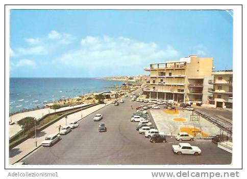 13951)cartolina Illustratoria  Marina Di Ragusa - Piazza Malta - Ragusa