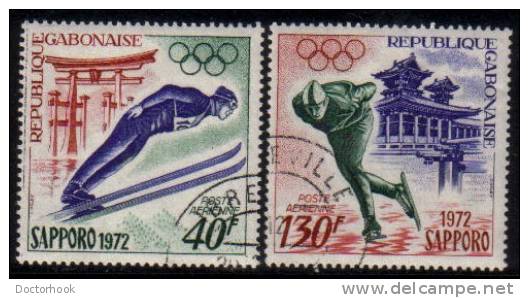 GABON   Scott #  C 121-2  VF USED - Gabon (1960-...)