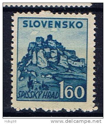 SK Slowakei 1941 Mi 83* Burg - Ongebruikt