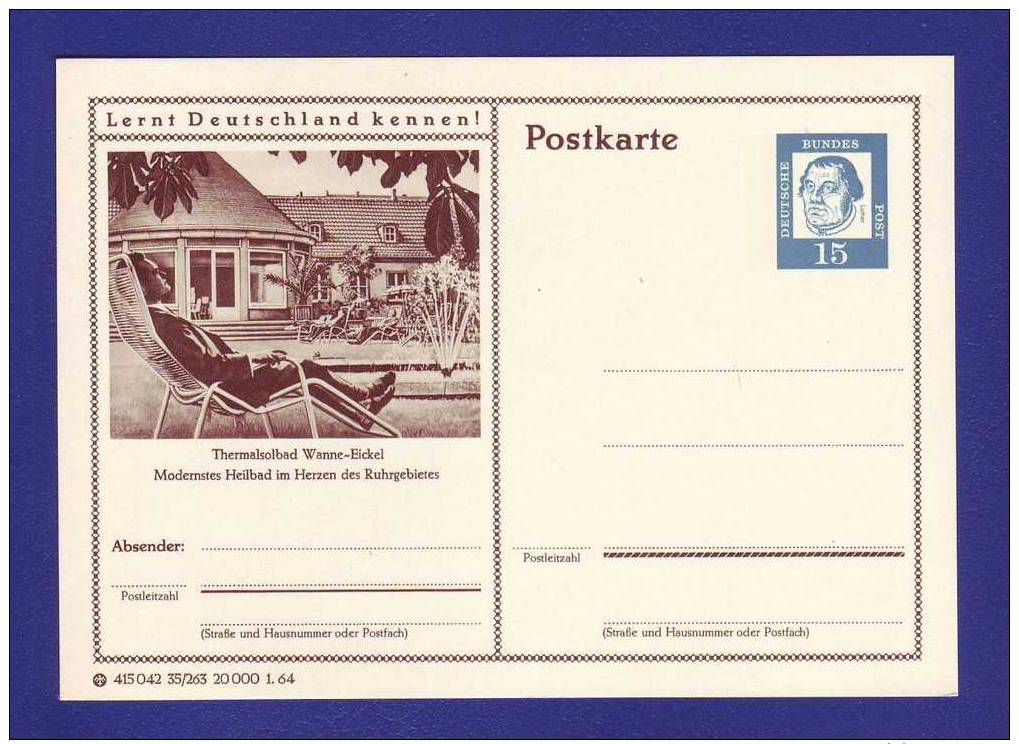 Postkarte Herne - Wanne-Eickel, 1964 - Herne