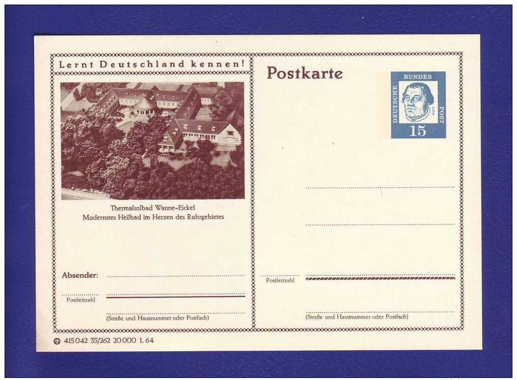 Postkarte Herne - Wanne-Eickel, 1964 - Herne