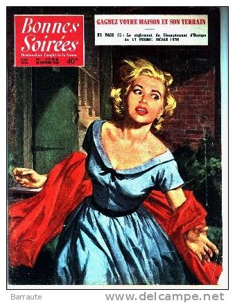 BONNES SOIREES Du 16/10/1955 N° 1758 "  1 Interview  De JEAN TOURANE  " - Fashion