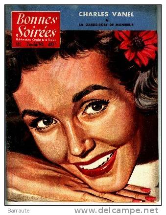 BONNES SOIREES Du 06/11/1955 N° 1760 "  1 Reportage Sur CHARLES VANEL   " - Lifestyle & Mode