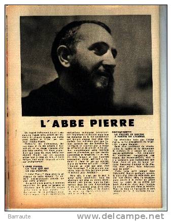 BONNES SOIREES Du 20/11/1955 N° 1762 " 1 Article Sur L'ABBE PIERRE  " - Moda