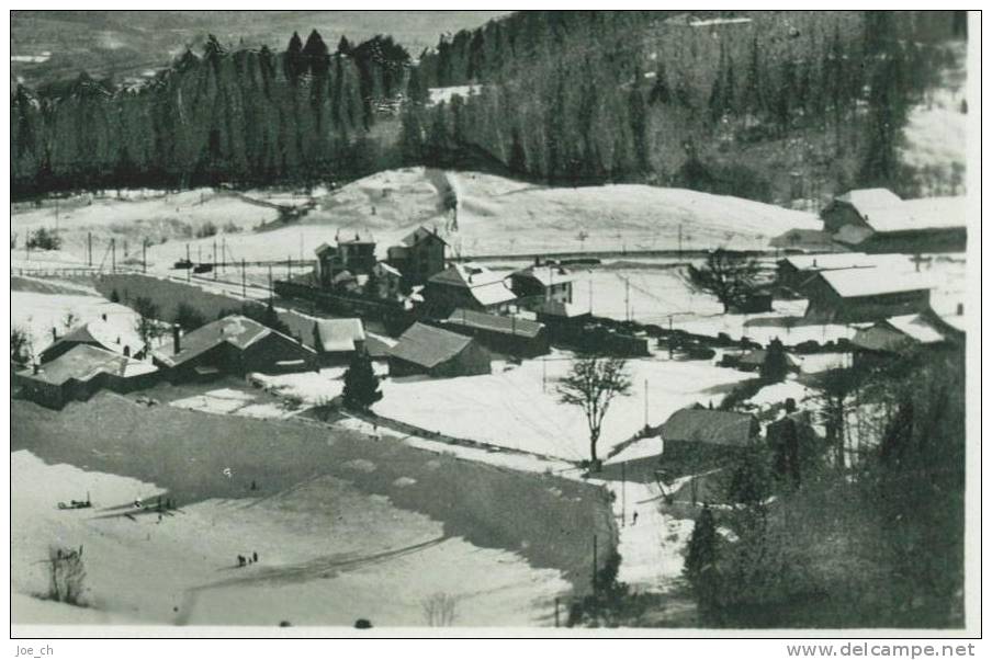 Schweiz/Suisse: St. Cergue, Vue Sur Les Alpes, Le Mont Blanc E Dents Du Midi, 1933, 3 Scans - Saint-Cergue