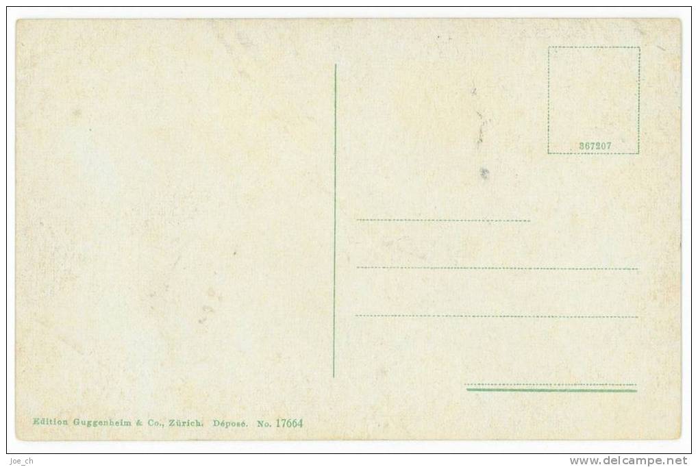 Schweiz/Suisse: CPA Romainmotier - Vue Générale, 2 Scans, Guggenheim 17664 - Romainmôtier-Envy