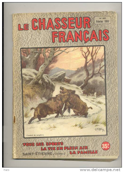 Reue "Le Chasseur Français" Février R 1952 N° 660) - Hunting & Fishing