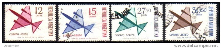 ARGENTINA   Scott #  C 101-4  F-VF USED - Posta Aerea