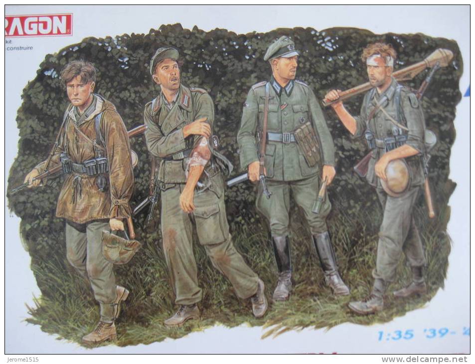 DRAGON INFANTERIE ALLEMANDE 1944 NORMANDIE & - Beeldjes