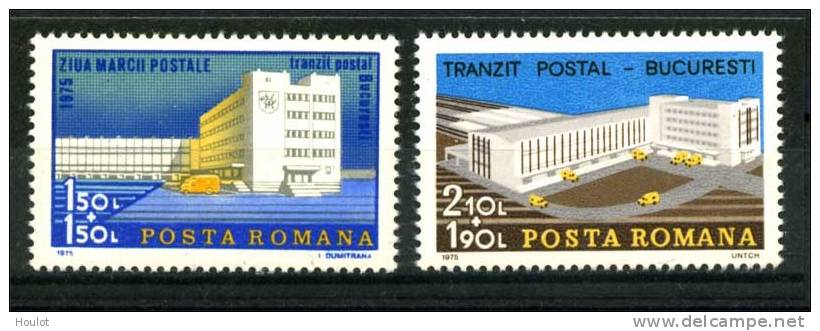 Rumänien Mi.N° 3309/10 ** 1975, Tag Der Briefmarke Auflage Nur  300.000 Stück - Nuevos