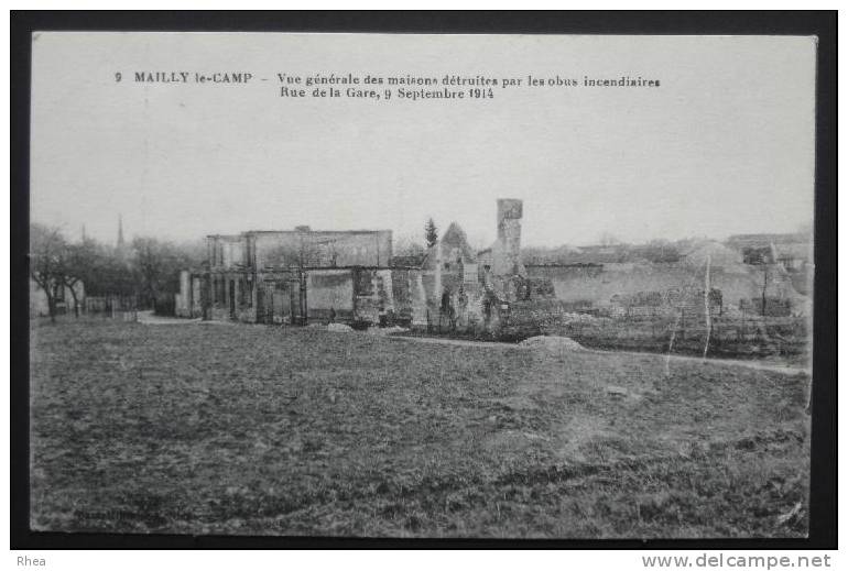 10 Mailly-le-Camp Ruine D10D K10006K C10216C RH054507 - Mailly-le-Camp