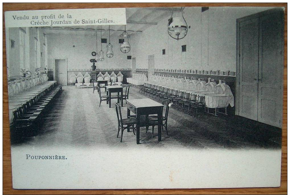 CPA- BRUXELLES- CRECHE JOURDAN - La Pouponnière - St-Gilles - St-Gillis