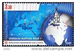 GENERAL CONFERENCE OF INTERNATIONAL AMATEUR RADIO UNION REGION 1 IN CAVTAT, 2008  ( Croatie Timbre MNH** ) - Other & Unclassified