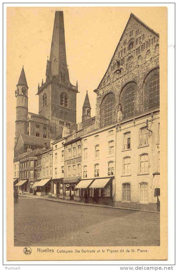 C7752 - Nivelles- Collégiale Ste Gertrude Et Le Pignon Dit De St.Pierre - Nivelles