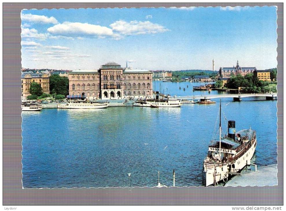 Sweden - Stockholm - The Harbour And The National Museum From The Royal Palace - Schweden