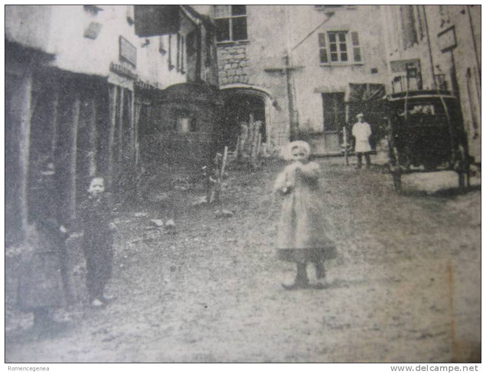 FELLETIN - Ancienne Rue De Felletin - Les Auvents - Animée - Felletin