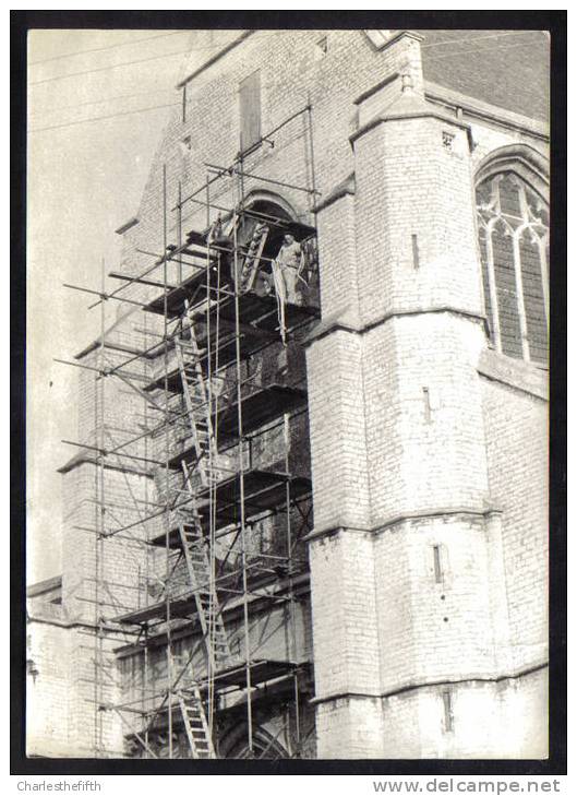 ZEER ZELDZAME PERSFOTO" HERENTALS Dekenale Kerk "  17.5 X 12.5 Cm !! - Herentals