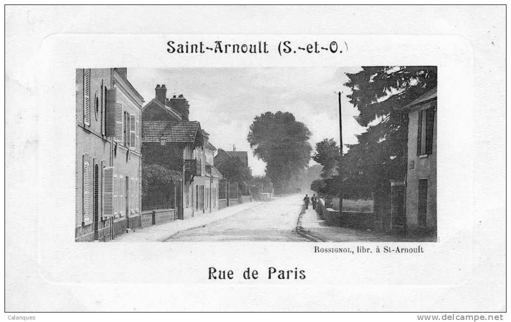CPSM Saint Arnoult - Rue De Paris - St. Arnoult En Yvelines
