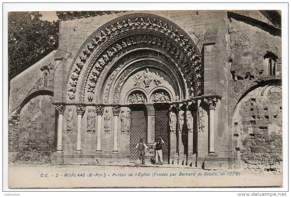 64 - Pyrénées Atlantiques /  MORLAAS  --  Portail De L' Eglise ... - Morlaas