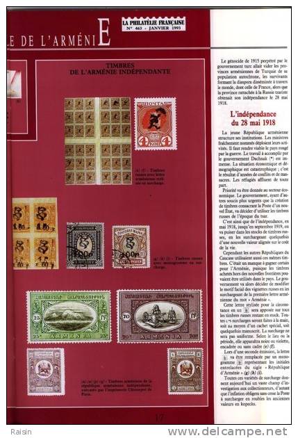 La Philatélie Française N°463 Janv; 1993 Organe Officiel   TBE - Français (àpd. 1941)