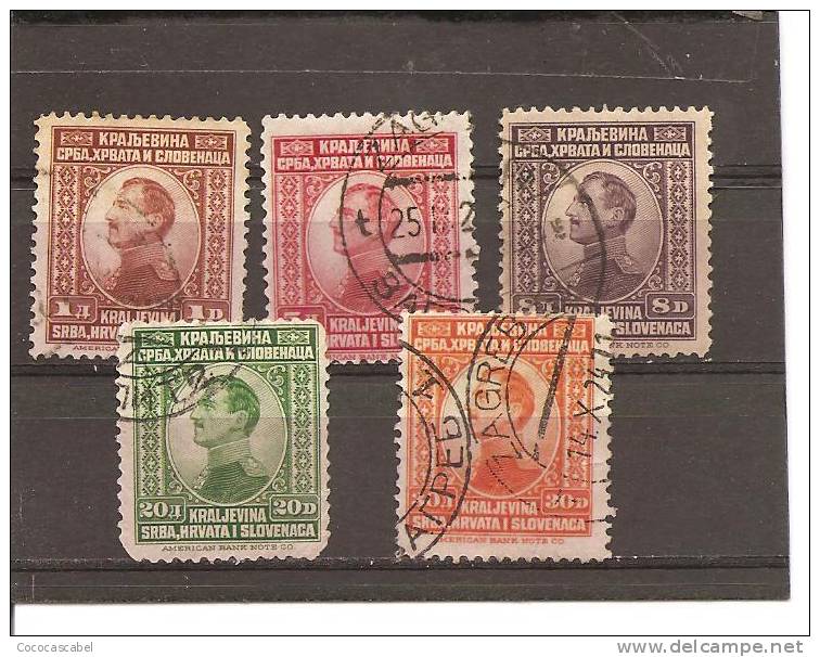 Yugoslavia Nº Yvert 150-54 (usado) (o). - Used Stamps