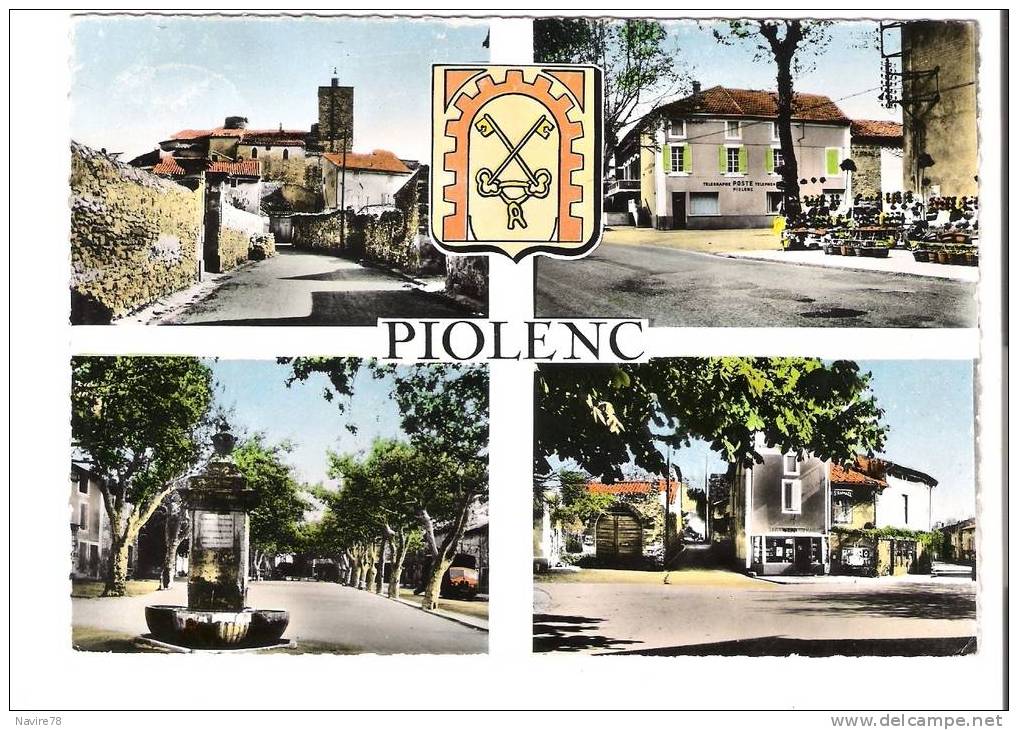 84 PIOLENC    TABAC   POSTE    4 Vues - Piolenc