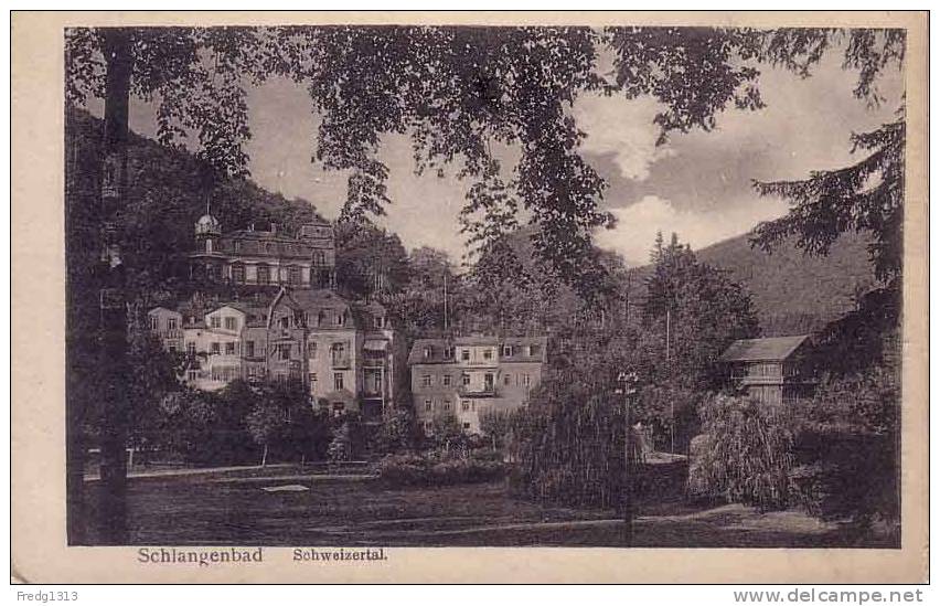 Schlangenbad - Schweizertal. - Schlangenbad