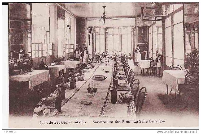 41 LAMOTTE BEUVRON Sanatorium Des Pins La Salle à Manger Animée - Lamotte Beuvron