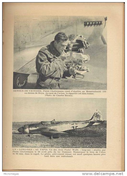 Pierre Clostermann : Le Grand Cirque. Souvenirs D´un Pilote De Chasse Français Dans La R.A.F. - Flugzeuge